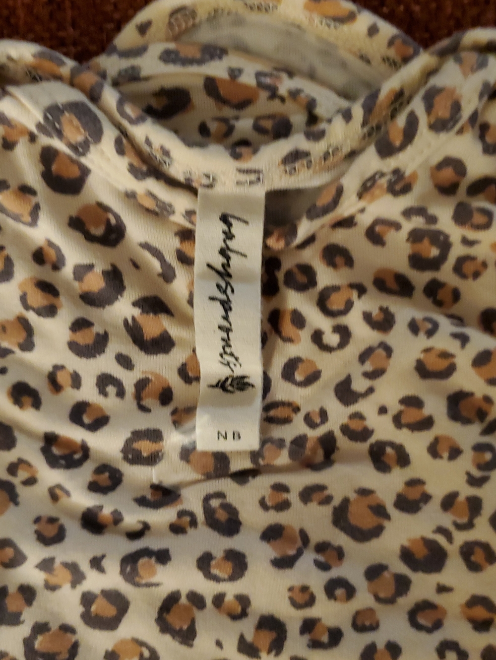Babysprouts Bamboo Leopard Knotted Gown NB